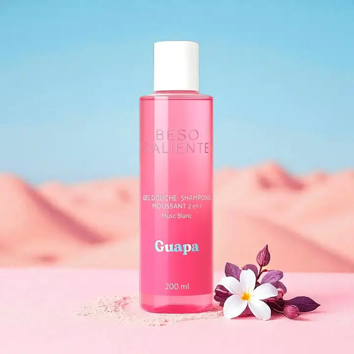 GEL DOUCHE SHAMPOING MOUSSANT 2 EN 1 – MUSC BLANC 200ML